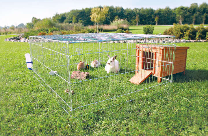 TRIXIE Freilaufgehege mit Abdeckung